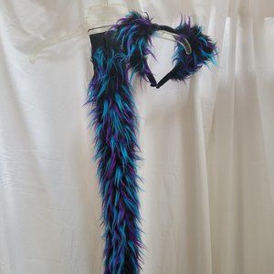 PAWS Cosplay Tail and Ears Purple and Turquoise